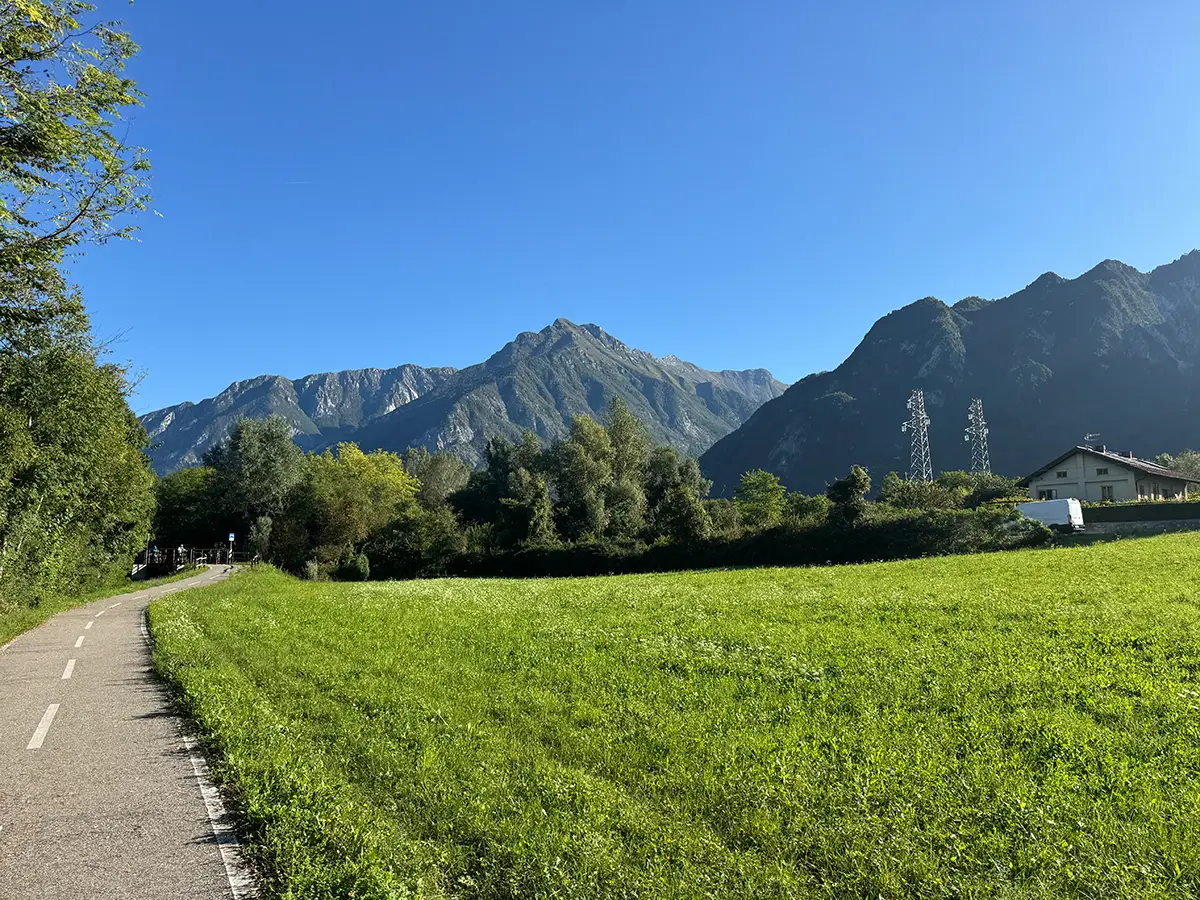 Steile Schotterabfahrt vom Achensee nach Jenbach