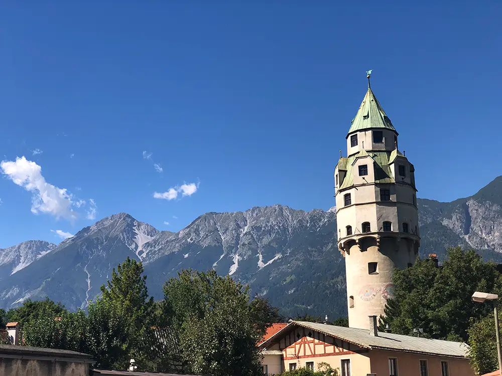 Historische Altstadt von Hall in Tirol