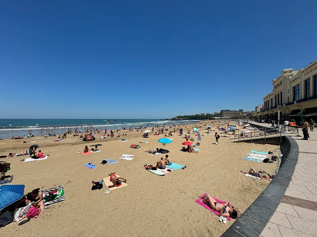 Strand von Biarritz